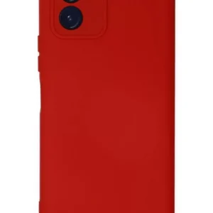 Newface Vivo Y15s Kılıf Nano İçi Kadife Silikon - Kırmızı