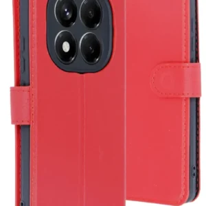 Newface Xiaomi Redmi Note 14 Pro 5g Kılıf Trend S Plus Kapaklı Kılıf - Kırmızı