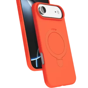 Newface Apple İphone 17 Air Regal Magsafe Standlı Kapak - Turuncu