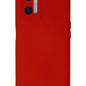 Newface Oppo A96 Kılıf Nano İçi Kadife Silikon - Kırmızı