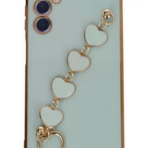 Newface Samsung Galaxy A24 4g Kılıf Esila Silikon - Su Yeşili