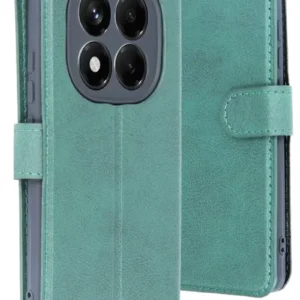 Newface Xiaomi Redmi Note 14 Pro 5g Kılıf Trend S Plus Kapaklı Kılıf - Yeşil