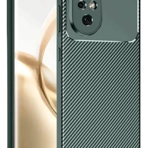Newface Honor 200 Kılıf Auto Focus Karbon Kapak - Koyu Yeşil
