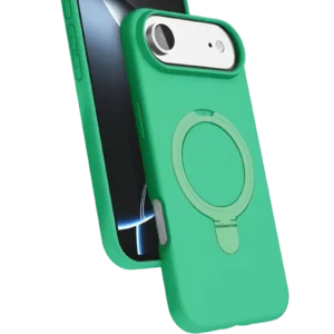 Newface Apple İphone 17 Air Regal Magsafe Standlı Kapak - Yeşil