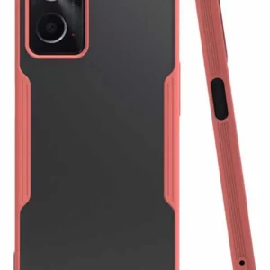 Newface Oppo A96 Kılıf Platin Silikon - Pembe