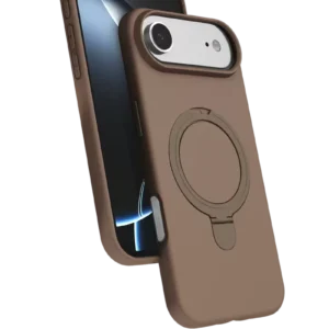 Newface Apple İphone 17 Air Regal Magsafe Standlı Kapak - Çöl Titanyum