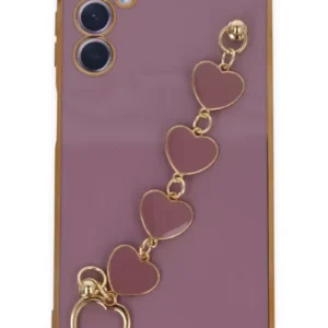 Newface Samsung Galaxy A24 4g Kılıf Esila Silikon - Mor