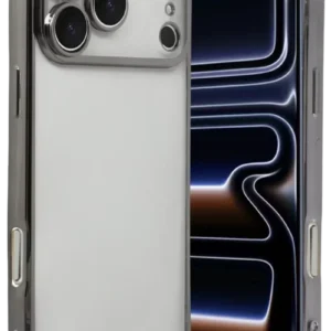 Newface Apple İphone 17 Pro Razer Lensli Silikon - Titan Gri