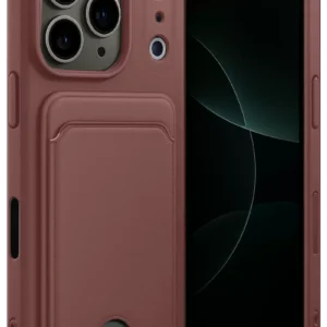 Newface Apple İphone 17 Pro Kelvin Kartvizitli Silikon - Bordo