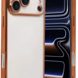 Newface Apple İphone 17 Pro Razer Lensli Silikon - Turuncu