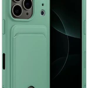 Newface Apple İphone 17 Pro Kelvin Kartvizitli Silikon - Açık Yeşil