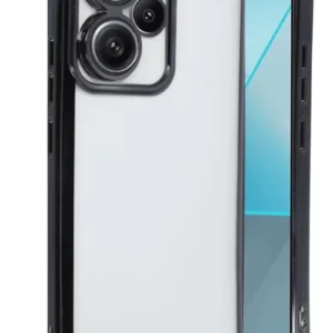 Newface Xiaomi Redmi Note 13 Pro Plus Kılıf Razer Lensli Silikon - Siyah