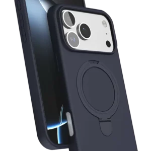 Newface Apple İphone 17 Pro Max Regal Magsafe Standlı Kapak - Lacivert