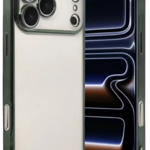 Newface Apple İphone 17 Pro Razer Lensli Silikon - Yeşil