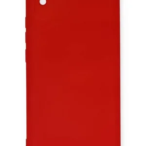 Newface Xiaomi Redmi 9a Kılıf Nano İçi Kadife Silikon - Kırmızı