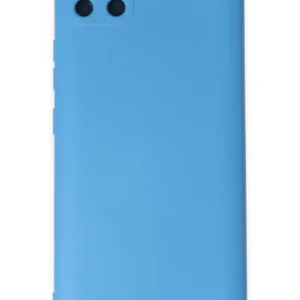 Newface Realme C11 Kılıf Nano İçi Kadife Silikon - Mavi