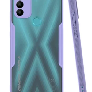 Newface General Mobile Gm 21 Plus Kılıf Platin Silikon - Lila