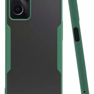 Newface Oppo A96 Kılıf Platin Silikon - Yeşil