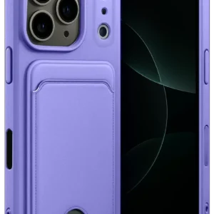 Newface Apple İphone 17 Pro Max Kelvin Kartvizitli Silikon - Lila