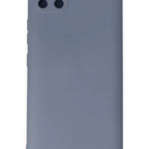 Newface Realme C11 Kılıf Nano İçi Kadife Silikon - Gri