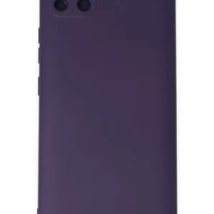 Newface Realme C11 Kılıf Nano İçi Kadife Silikon - Mor