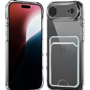 Newface Apple İphone 17 Air Kart Şeffaf Silikon - Şeffaf