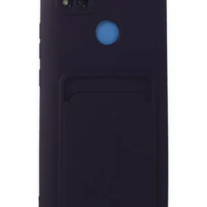 Newface Xiaomi Redmi 9c Kılıf Kelvin Kartvizitli Silikon - Derin Mor
