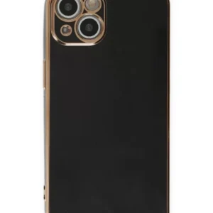 Newface İphone 15 Kılıf Volet Silikon - Siyah