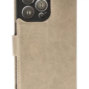 Newface İphone 14 Pro Max Kılıf Trend S Plus Kapaklı Kılıf - Gold