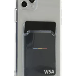 Newface İphone 11 Pro Max Kılıf Kart Şeffaf Silikon - Şeffaf