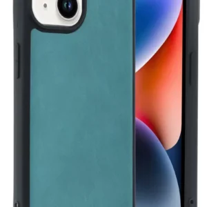 Newface İphone 14 Kılıf Aras Deri Kapak - Açık Yeşil