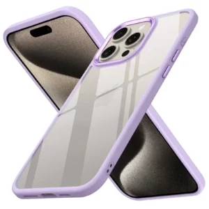 Newface İphone 15 Pro Max Kılıf Power Silikon - Lila