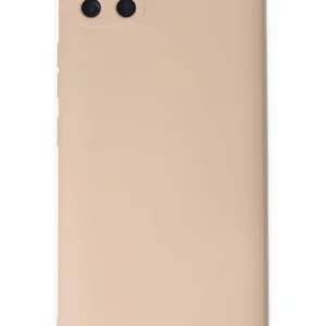 Newface Realme C11 Kılıf Nano İçi Kadife Silikon - Pudra