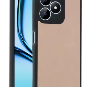 Newface Realme Note 50 4g Kılıf Aras Deri Kapak - Pudra