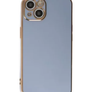 Newface İphone 15 Kılıf Volet Silikon - Mavi