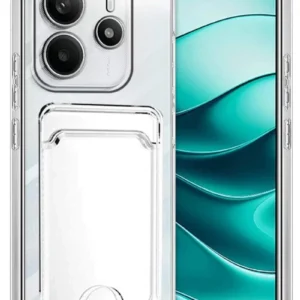 Newface Xiaomi Redmi Note 14 4g Kılıf Kart Şeffaf Silikon - Şeffaf