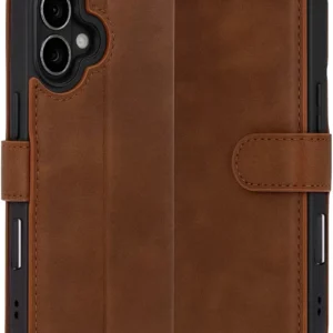 Newface Apple İphone 17 Trend S Plus Kapaklı Kılıf - Taba