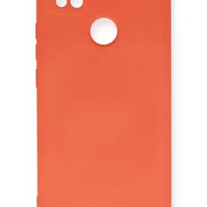 Newface Xiaomi Redmi 9c Kılıf Nano İçi Kadife Silikon - Turuncu