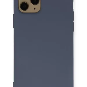 Newface İphone 11 Pro Kılıf Nano İçi Kadife Silikon - Gri