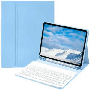 Newface İpad Pro 11 (2022) Kılıf Kc01 Smart Klavyeli Tablet Kılıfı - Açık Mavi