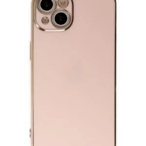 Newface İphone 15 Kılıf Volet Silikon - Pembe