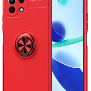 Newface Xiaomi Mi 11 Lite Kılıf Range Yüzüklü Silikon - Kırmızı