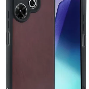 Newface Xiaomi Redmi 13 4g Kılıf Aras Deri Kapak - Bordo