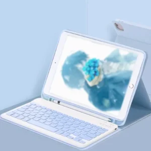 Newface İpad Pro 11 (2022) Kılıf Kc01 Smart Klavyeli Tablet Kılıfı - Mavi