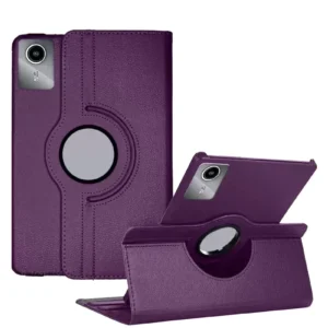 Newface Lenovo Tab M11 Tb330fu 360 Tablet Deri Kılıf - Mürdüm