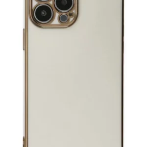 Newface İphone 15 Pro Max Kılıf Volet Silikon - Beyaz