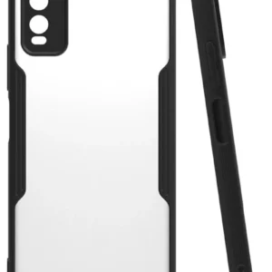 Newface Vivo Y11s Kılıf Platin Silikon - Siyah