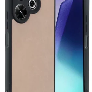 Newface Xiaomi Redmi 13 4g Kılıf Aras Deri Kapak - Pudra