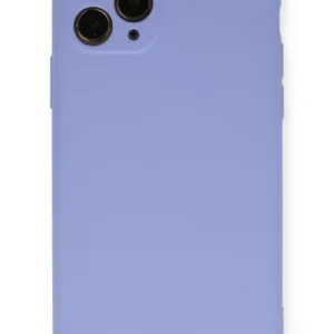 Newface İphone 11 Pro Kılıf Nano İçi Kadife Silikon- Lila