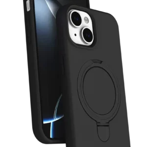 Newface Apple İphone 15 Plus Regal Magsafe Standlı Kapak - Siyah